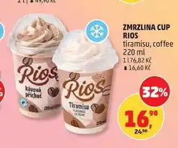Penny Market ZMRZLINA CUP RIOS tiramisu, coffee nabídka