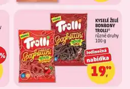 Penny Market KYSELÉ ŽELÉ BONBONY TROLLI různé druhy nabídka