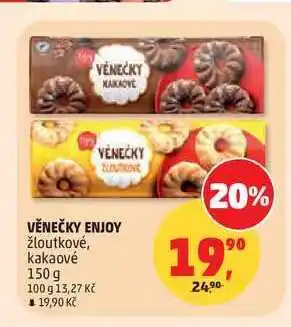 Penny Market VĚNEČKY ENJOY žloutkové, kakaové nabídka