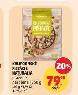 Penny Market KALIFORNSKÉ PISTÁCIE NATURALIA pražené nesolené nabídka