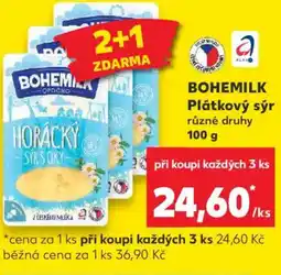 Kaufland BOHEMILK Plátkový sýr nabídka