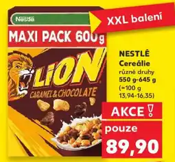 Kaufland NESTLÉ Cereálie nabídka