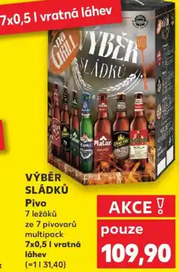 Kaufland VÝBĚR SLÁDKŮ Pivo nabídka