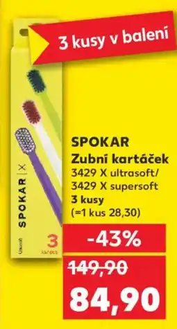 Kaufland SPOKAR Zubní kartáček nabídka