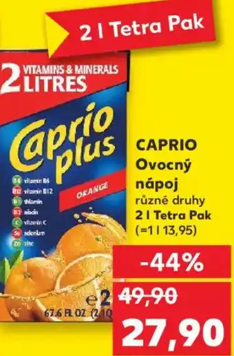 Kaufland CAPRIO Ovocný nápoj nabídka
