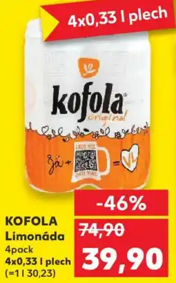 Kaufland KOFOLA Limonáda nabídka