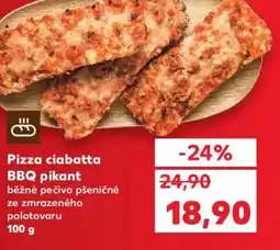 Kaufland Pizza ciabatta BBQ pikant nabídka