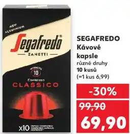 Kaufland SEGAFREDO Κάνονέ kapsle nabídka