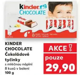 Kaufland KINDER CHOCOLATE Čokoládové tyčinky nabídka
