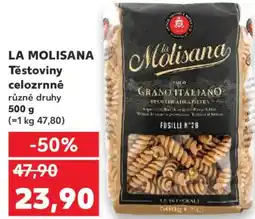 Kaufland LA MOLISANA Těstoviny celozrnné nabídka