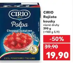 Kaufland CIRIO Rajčata kousky nabídka
