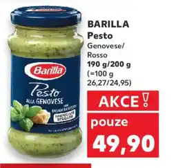 Kaufland BARILLA Pesto nabídka