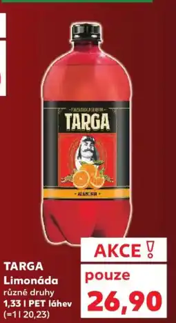 Kaufland TARGA Limonáda nabídka