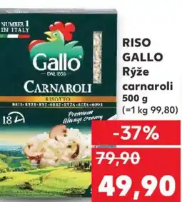 Kaufland RISO GALLO Rýže carnaroli nabídka