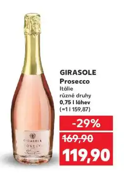Kaufland GIRASOLE Prosecco nabídka