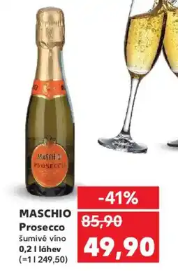 Kaufland MASCHIO Prosecco šumivé víno nabídka