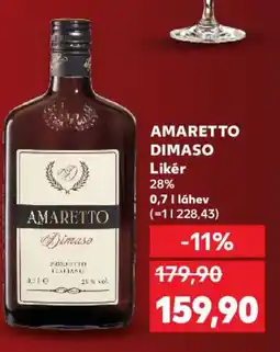 Kaufland AMARETTO DIMASO Likér 28% nabídka