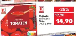 Kaufland Rajčata pasírovaná nabídka