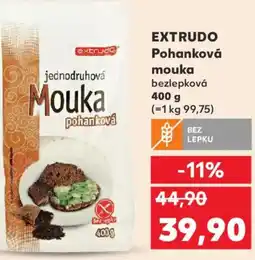 Kaufland EXTRUDO Pohanková mouka bezlepková nabídka