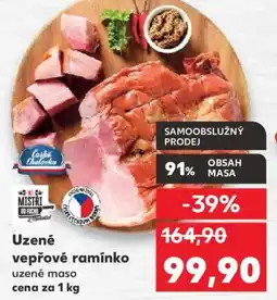 Kaufland Uzené vepřové ramínko nabídka