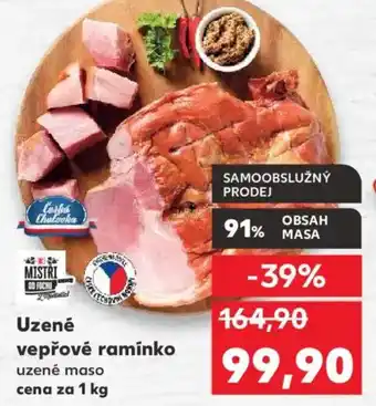 Kaufland Uzené vepřové ramínko nabídka