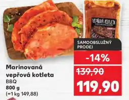 Kaufland Marinovaná vepřová kotleta nabídka