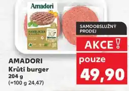 Kaufland AMADORI Krůtí burger nabídka