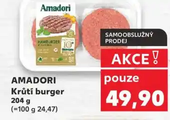 Kaufland AMADORI Krůtí burger nabídka