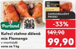 Kaufland Kuřecí stehna dělená mix Flamengo nabídka