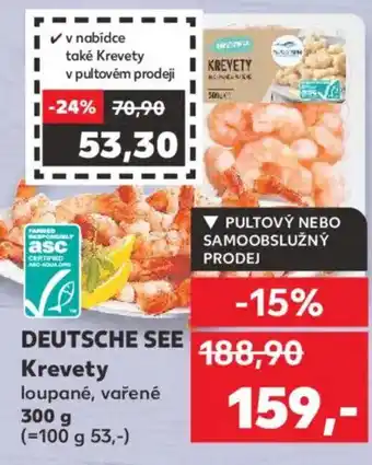 Kaufland DEUTSCHE SEE Krevety nabídka