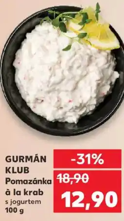 Kaufland GURMÁN KLUB Pomazánka à la krab nabídka