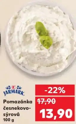 Kaufland Pomazánka česnekovo sýrová nabídka