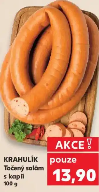 Kaufland KRAHULIK Točený salám s kapií nabídka