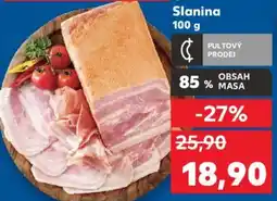 Kaufland Slanina nabídka