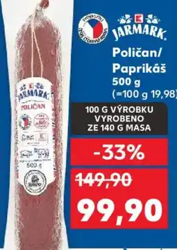 Kaufland Poličan/ Paprikáš nabídka