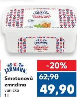 Kaufland Smetanová zmrzlina nabídka