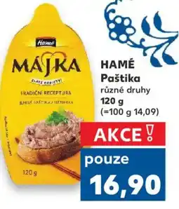 Kaufland HAMÉ Paštika nabídka