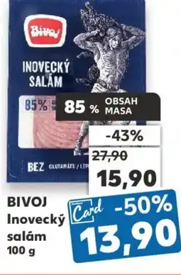 Kaufland BIVOJ Inovecký salám nabídka