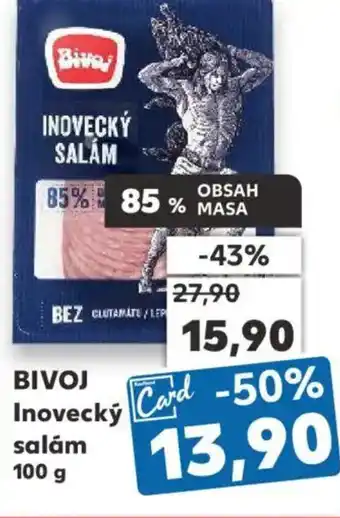 Kaufland BIVOJ Inovecký salám nabídka