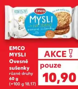 Kaufland EMCO MYSLI Ovesné sušenky nabídka