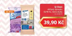 Teta Q-Clean vlhčené ubrousky 50/40 ks, různé druhy nabídka
