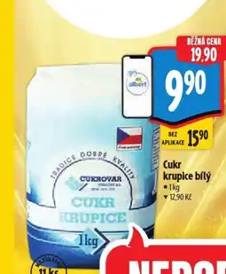 Albert Cukrovar Vrbátky Cukr krupice 1kg nabídka