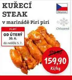 RABBIT řeznictví KUŘECÍ STEAK v marinádě Piri piri nabídka