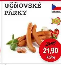 RABBIT řeznictví UČŇOVSKÉ PÁRKY nabídka