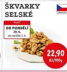 RABBIT řeznictví ŠKVARKY SELSKÉ nabídka