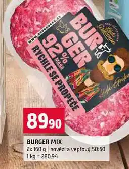 Terno BURGER MIX 2x 160 g hovězí a vepřový nabídka