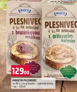 Terno MADETA PLESNIVEC 4x 80 g na grilování vybrané druhy nabídka
