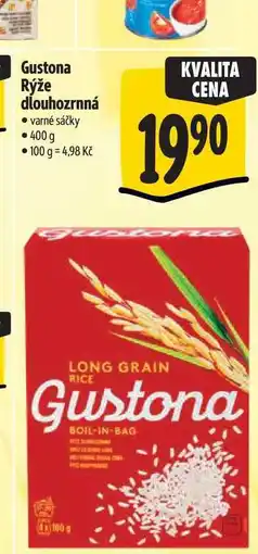 Albert Gustona Rýže dlouhozrnná varné sáčky nabídka