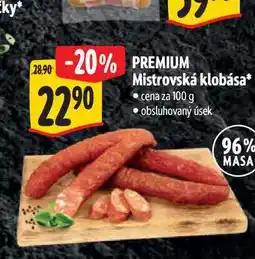 Albert PREMIUM Mistrovská klobása nabídka