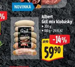 Albert Albert Gril mix klobásky nabídka